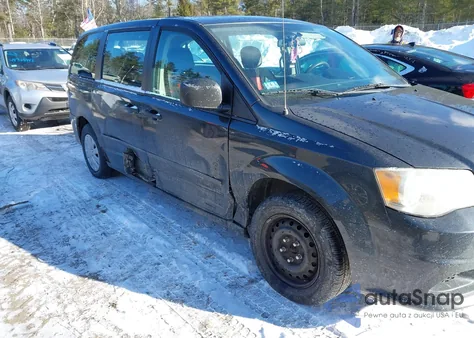 2012 Dodge Grand Caravan Se/Avp z USA, uszkodzony, nr VIN 2C4RDGBG8CR199212